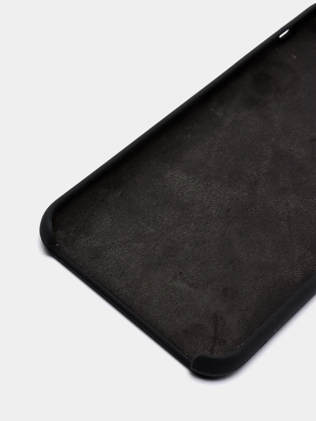 Угольный чехол Silicone Case силиконовый с микрофиброй IPhone 5/5s/SE 6/6s 7/8 7+/8+ X/XS / 11 / 12