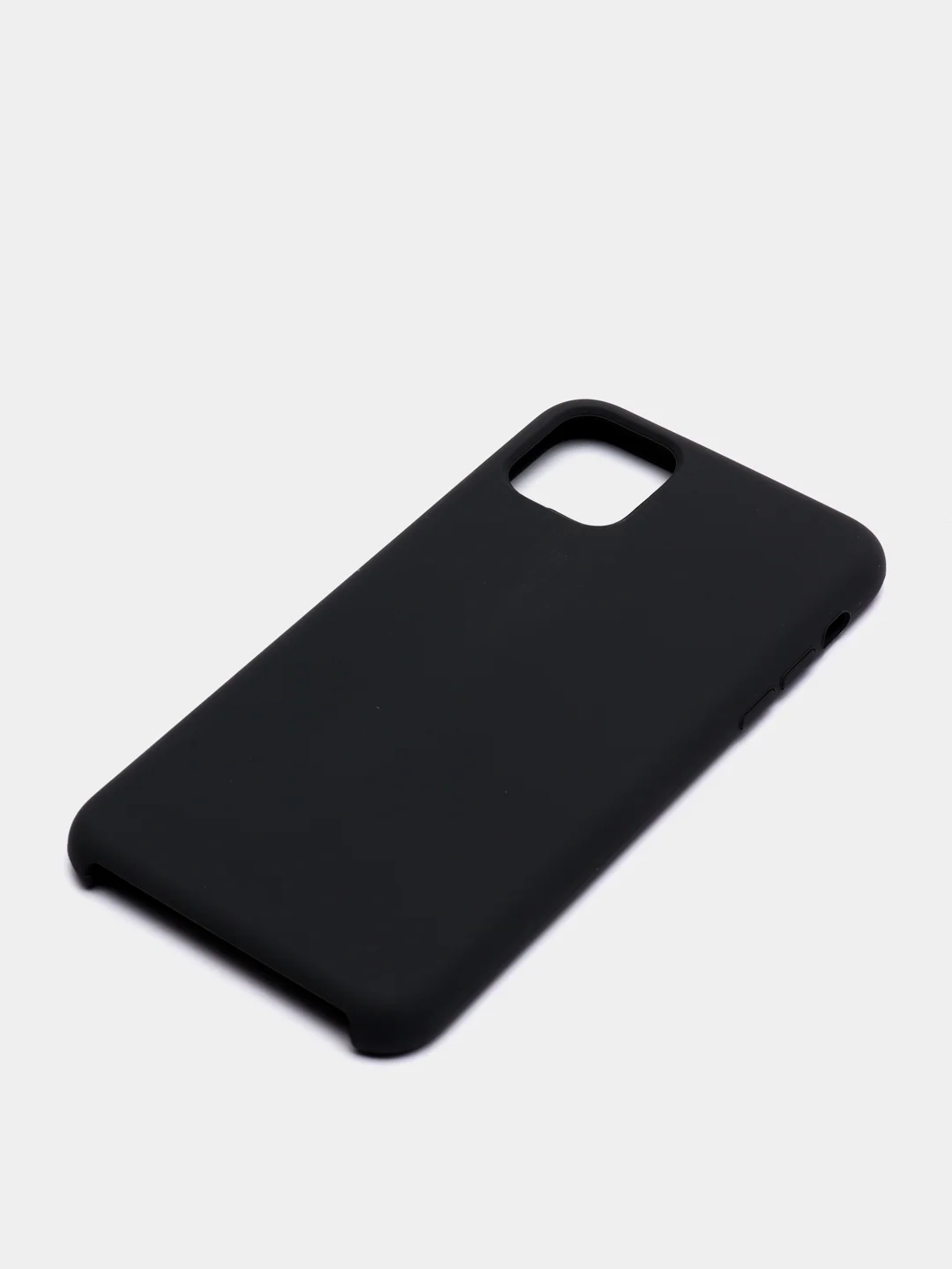 Угольный чехол Silicone Case силиконовый с микрофиброй IPhone 5/5s/SE 6/6s 7/8 7+/8+ X/XS / 11 / 12