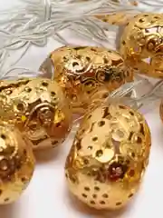 Гирлянда электрическая 2м, 10LED,  в форме "Фонарь", шампань, 2хАА, металл