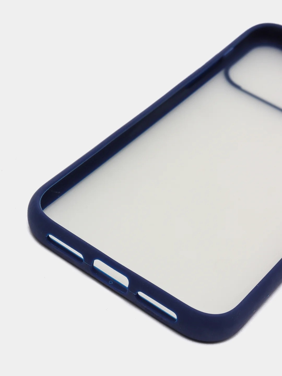 Синий чехол с защитой шторкой для камеры на iPhone 6s/7/8/Plus/SE/20/X/XS/XR/11/Pro/Max/12/13/айфон