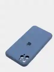 Синий меланж чехол для iPhone, кремовые цвета, мягкий внутри