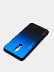 Синий градиентный чехол из закалённого стекла для Xiaomi Redmi 7A,8A,6A,8,Note 8,7,8T,10,K20,9T