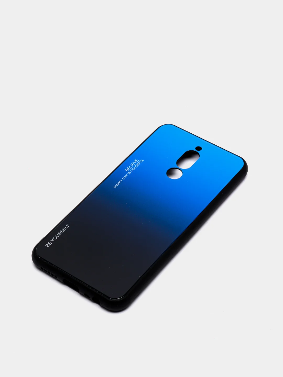 Синий градиентный чехол из закалённого стекла для Xiaomi Redmi 7A,8A,6A,8,Note 8,7,8T,10,K20,9T