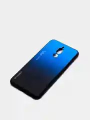 Синий градиентный чехол из закалённого стекла для Xiaomi Redmi 7A,8A,6A,8,Note 8,7,8T,10,K20,9T