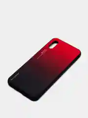 Красный градиентный чехол из закалённого стекла для Xiaomi Redmi 7A,8A,6A,8,Note 8,7,8T,10,K20,9T