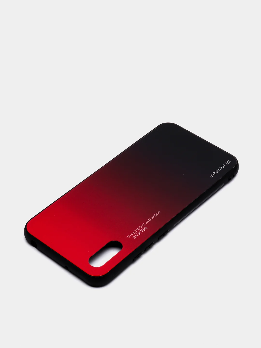 Красный градиентный чехол из закалённого стекла для Xiaomi Redmi 7A,8A,6A,8,Note 8,7,8T,10,K20,9T