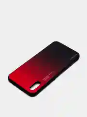 Красный градиентный чехол из закалённого стекла для Xiaomi Redmi 7A,8A,6A,8,Note 8,7,8T,10,K20,9T