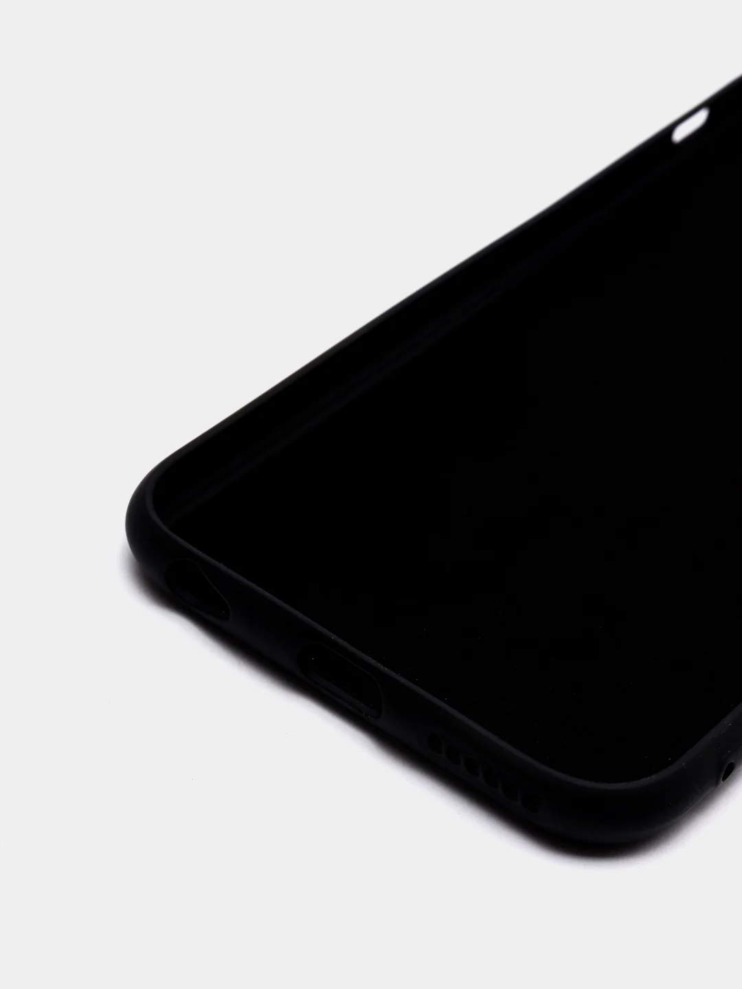 Черный чехол для iPhone, кремовые цвета, мягкий внутри