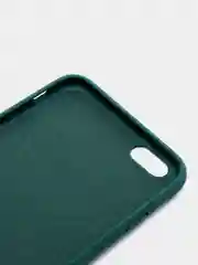 Зеленый чехол для iPhone, кремовые цвета, мягкий внутри