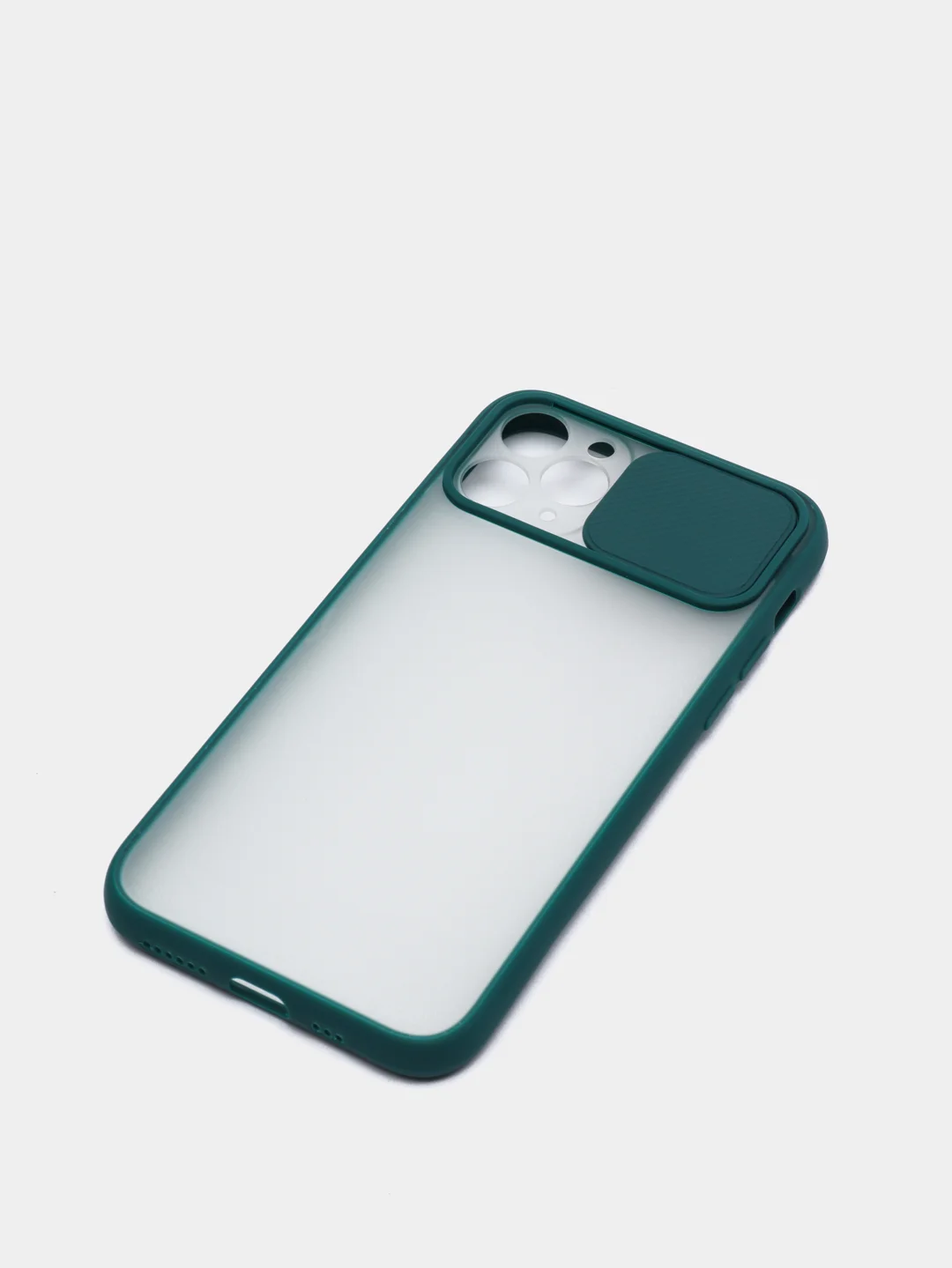 Зеленый чехол с защитой шторкой для камеры на iPhone 6s/7/8/Plus/SE/20/X/XS/XR/11/Pro/Max/12/13/айфон