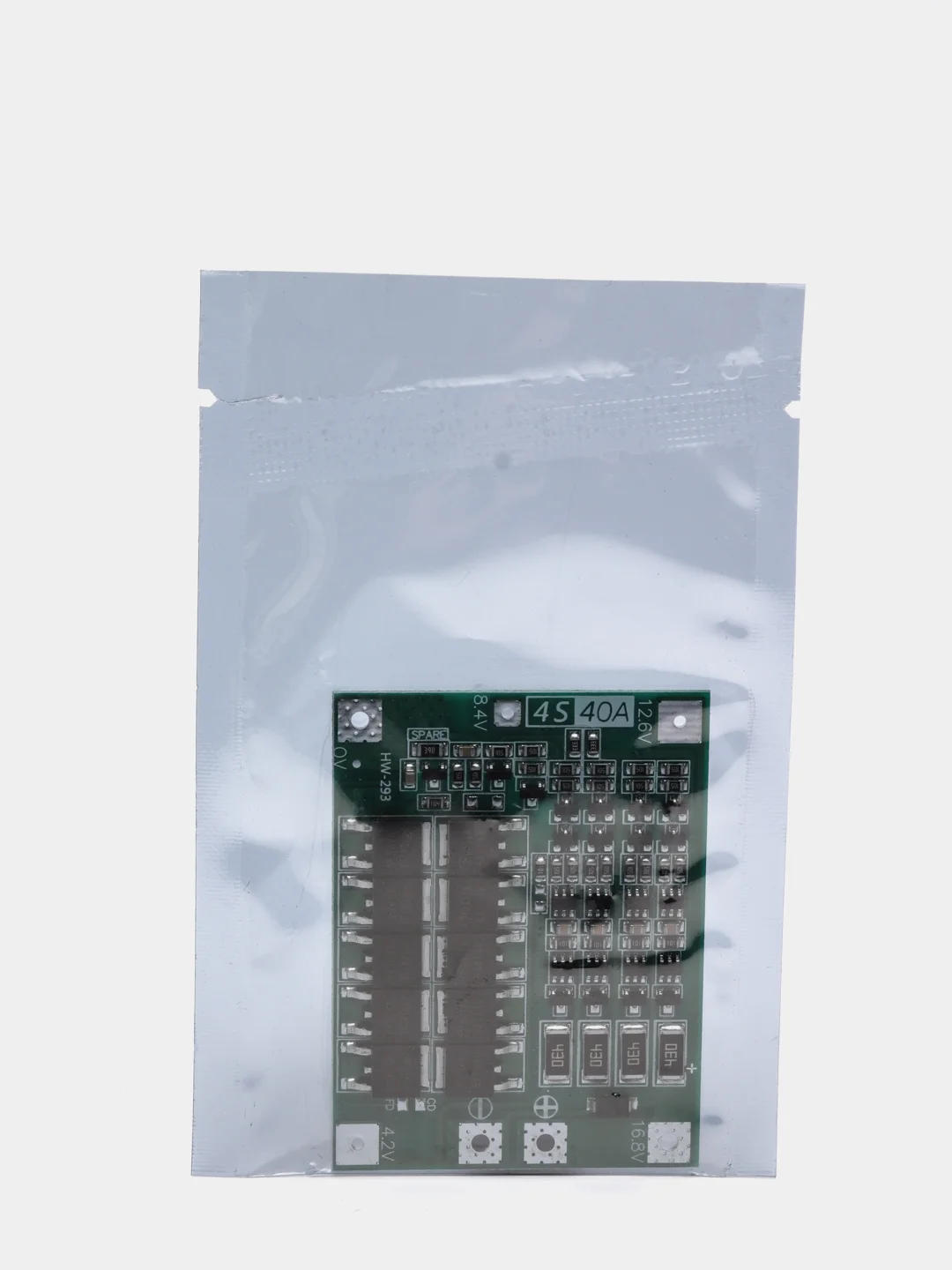 Плата защиты батареи BMS PCM для li-ion 4S 40A для 4-х аккумуляторов 18650