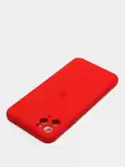 Красный чехол для iPhone, кремовые цвета, мягкий внутри