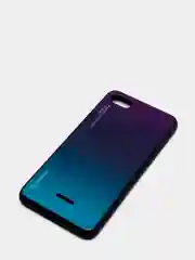 Фиолетовый градиентный чехол из закалённого стекла для Xiaomi Redmi 7A,8A,6A,8,Note 8,7,8T,10,K20,9T