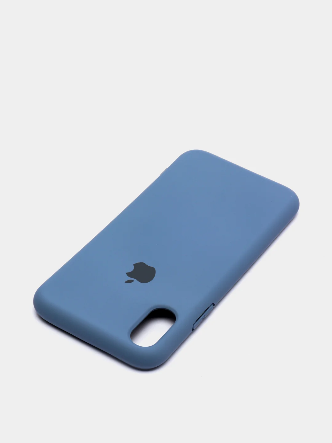 Синий меланж чехол для iPhone, кремовые цвета, мягкий внутри