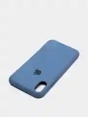 Синий меланж чехол для iPhone, кремовые цвета, мягкий внутри