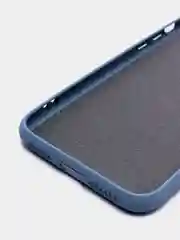 Синий меланж чехол для iPhone, кремовые цвета, мягкий внутри