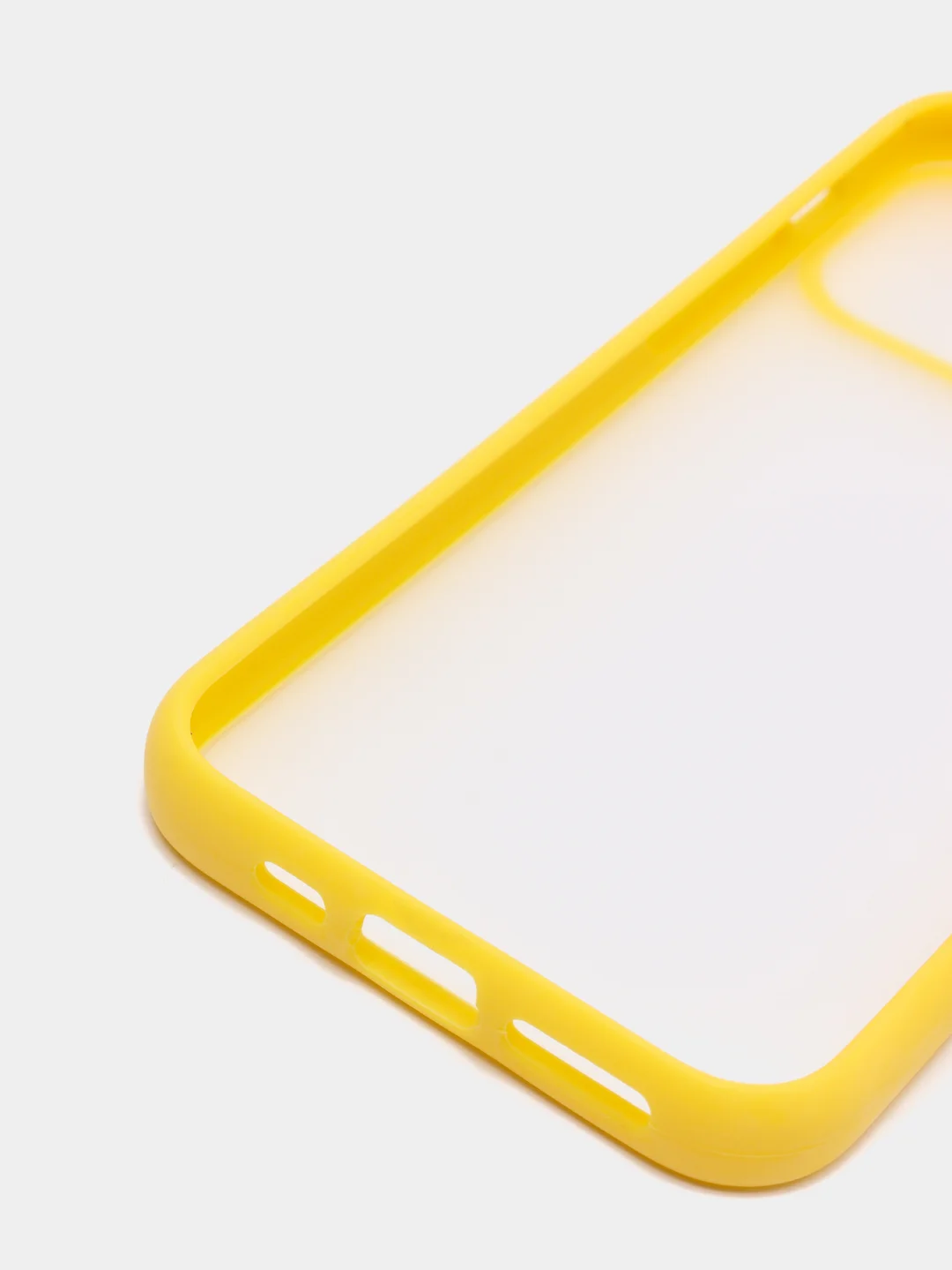 Желтый чехол с защитой шторкой для камеры на iPhone 6s/7/8/Plus/SE/20/X/XS/XR/11/Pro/Max/12/13/айфон