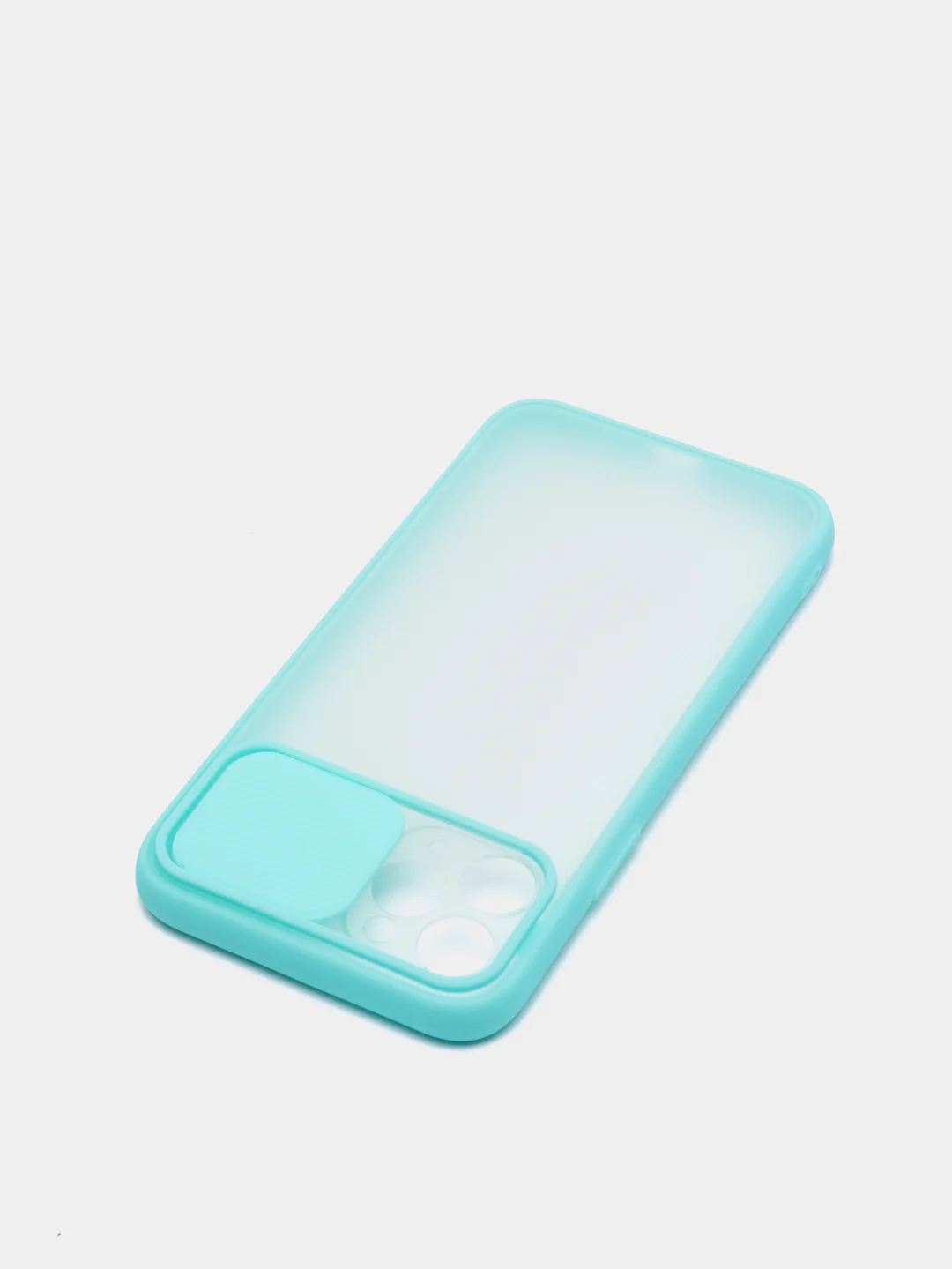 Голубой чехол с защитой шторкой для камеры на iPhone 6s/7/8/Plus/SE/20/X/XS/XR/11/Pro/Max/12/13/айфон