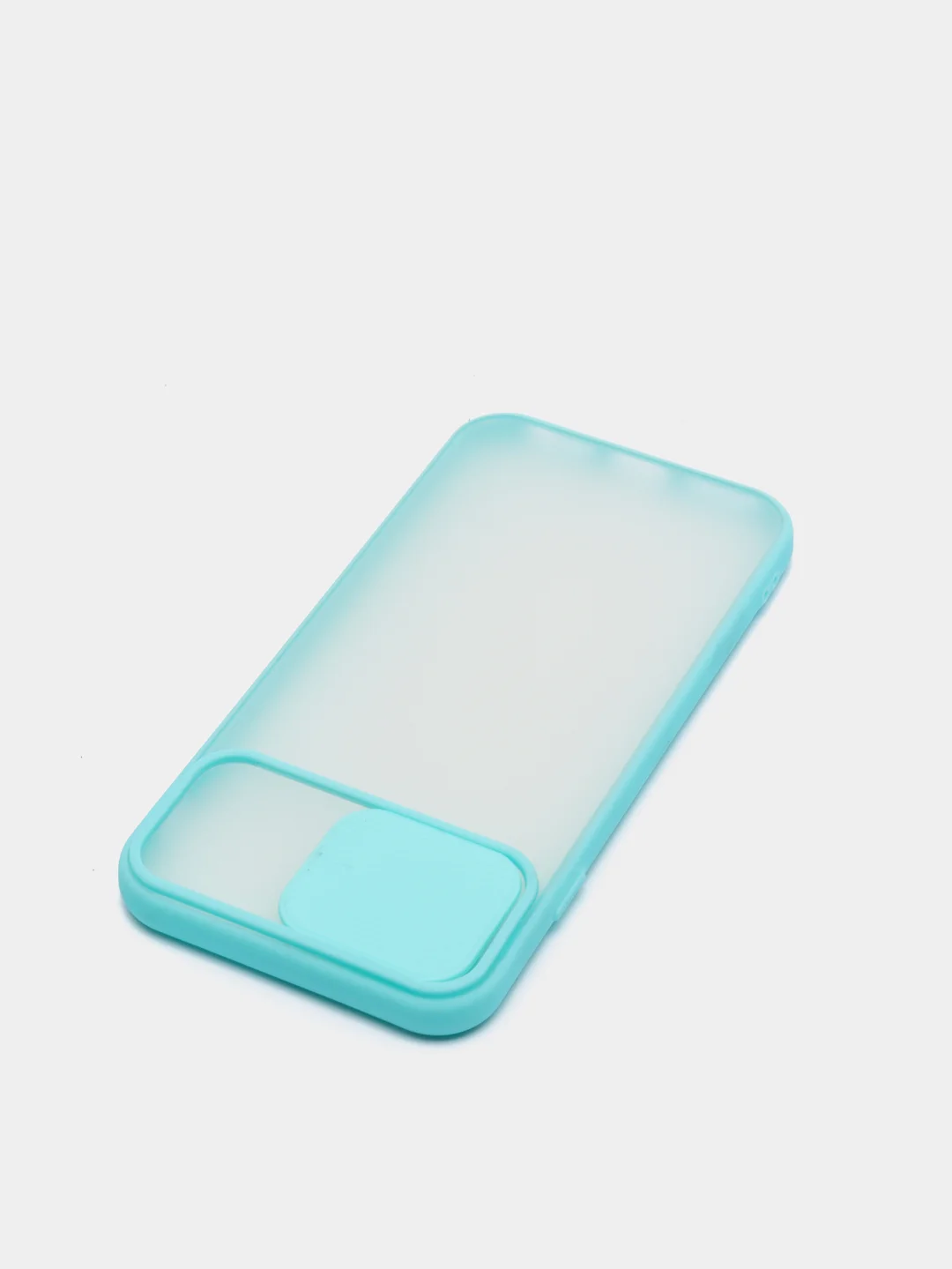 Голубой чехол с защитой шторкой для камеры на iPhone 6s/7/8/Plus/SE/20/X/XS/XR/11/Pro/Max/12/13/айфон