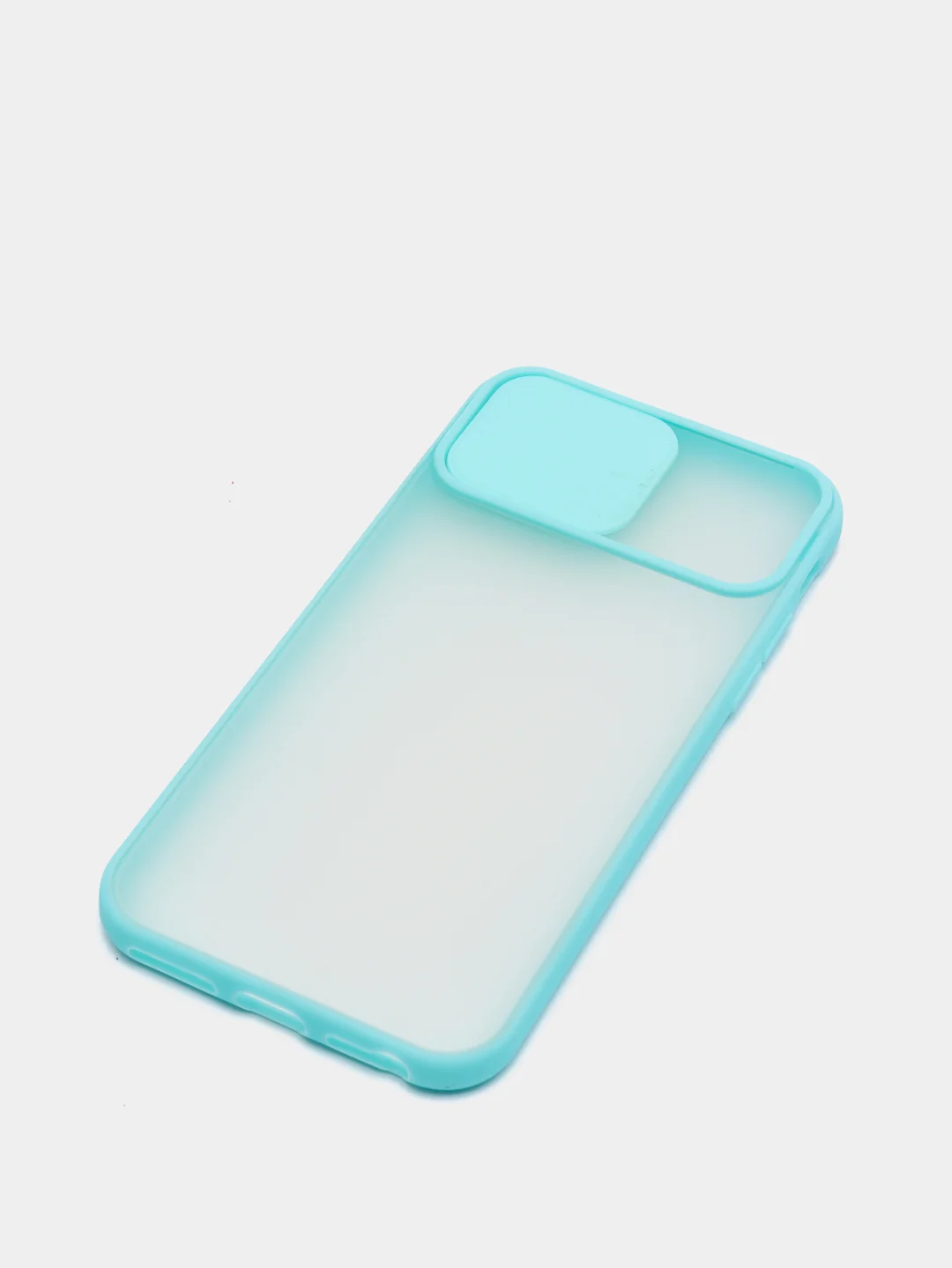 Голубой чехол с защитой шторкой для камеры на iPhone 6s/7/8/Plus/SE/20/X/XS/XR/11/Pro/Max/12/13/айфон