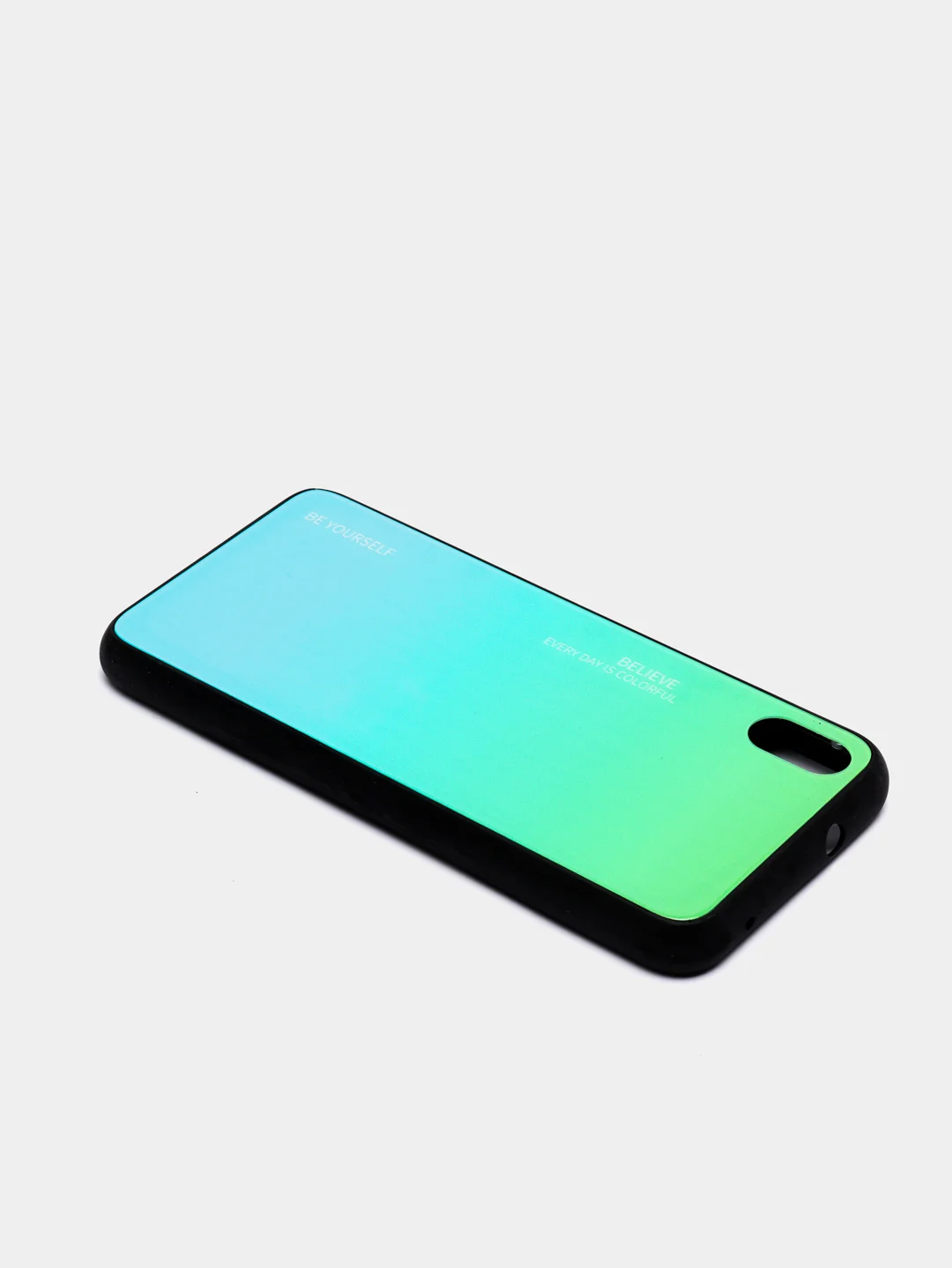 Бирюзовый градиентный чехол из закалённого стекла для Xiaomi Redmi 7A,8A,6A,8,Note 8,7,8T,10,K20,9T