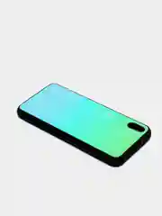 Бирюзовый градиентный чехол из закалённого стекла для Xiaomi Redmi 7A,8A,6A,8,Note 8,7,8T,10,K20,9T