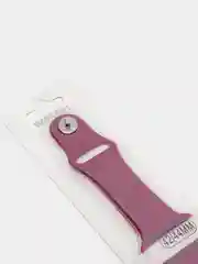 Багровый ремешок силиконовый для Apple Watch 42/44