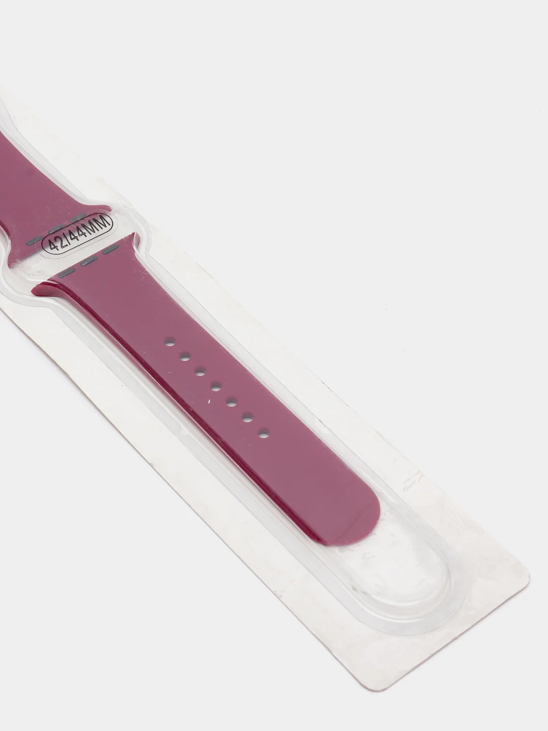 Багровый ремешок силиконовый для Apple Watch 42/44
