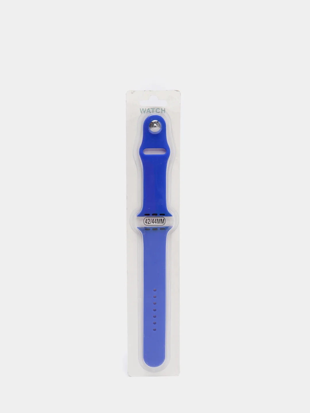 Синий ремешок силиконовый для Apple Watch 42/44
