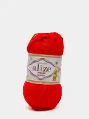 Красный пряжа Alize Cotton Gold Hobby ( Ализе Коттон Голд Хобби)