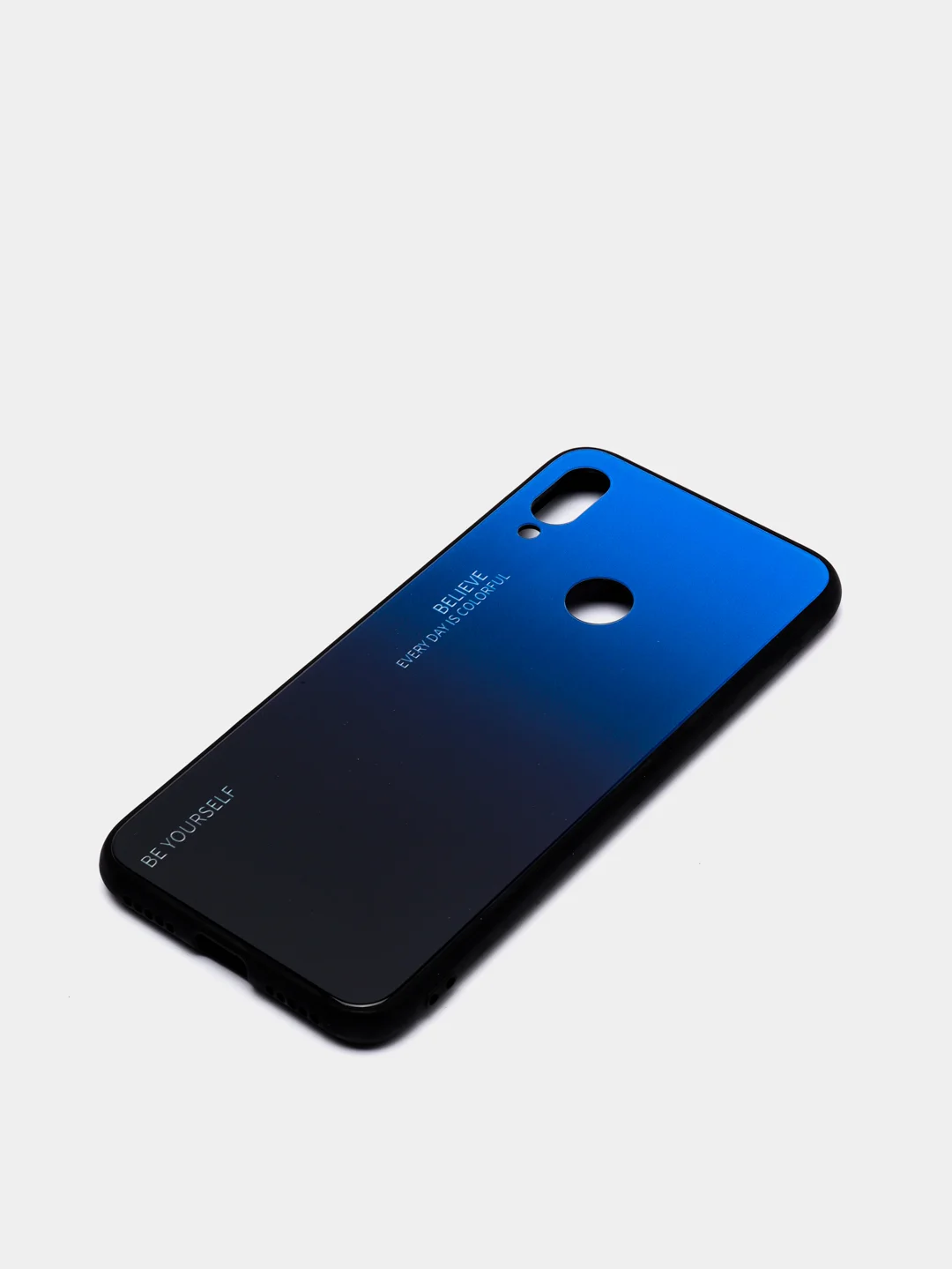 Синий градиентный чехол из закалённого стекла для Xiaomi Redmi 7A,8A,6A,8,Note 8,7,8T,10,K20,9T