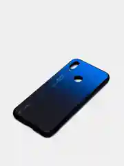 Синий градиентный чехол из закалённого стекла для Xiaomi Redmi 7A,8A,6A,8,Note 8,7,8T,10,K20,9T