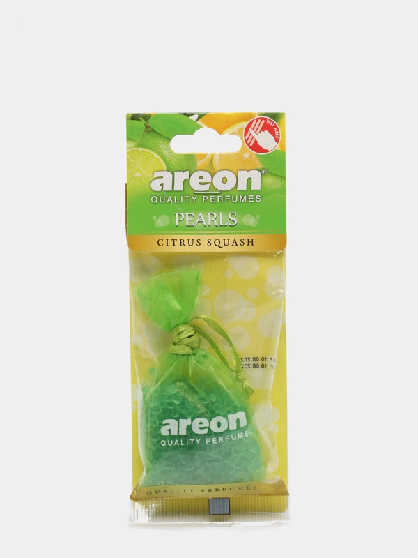 Ароматизатор для автомобиля AREON PEARLS, Цитрусовый сквош
