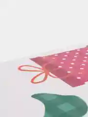 Бирюзовый наклейки на окна/стекло рождественские/новогодние