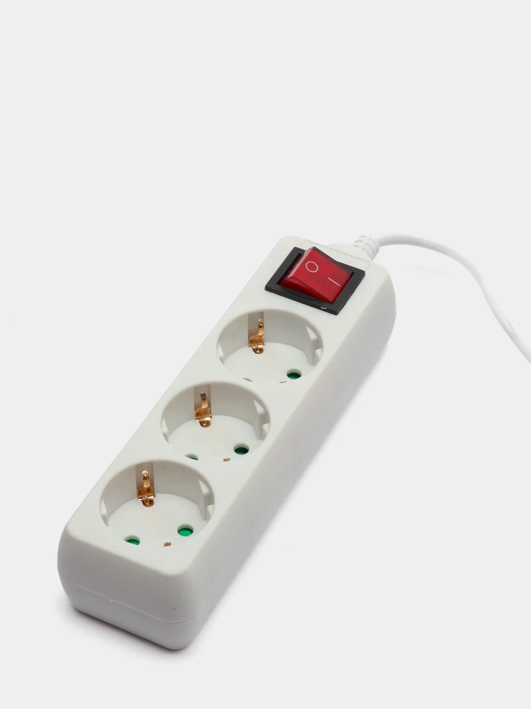 Удлинитель Volsten S 3x1,5-ZDV, 3 гнезда, 1,5 м, 16 А, 2200 Вт