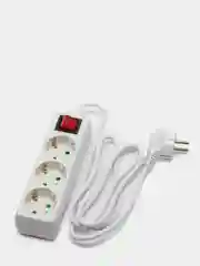 Удлинитель Volsten S 3x1,5-ZDV, 3 гнезда, 1,5 м, 16 А, 2200 Вт
