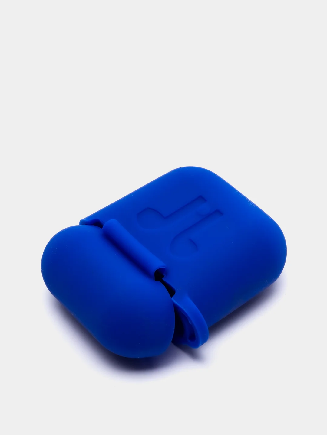 Синий чехол для беспроводных наушников - бокса Airpods