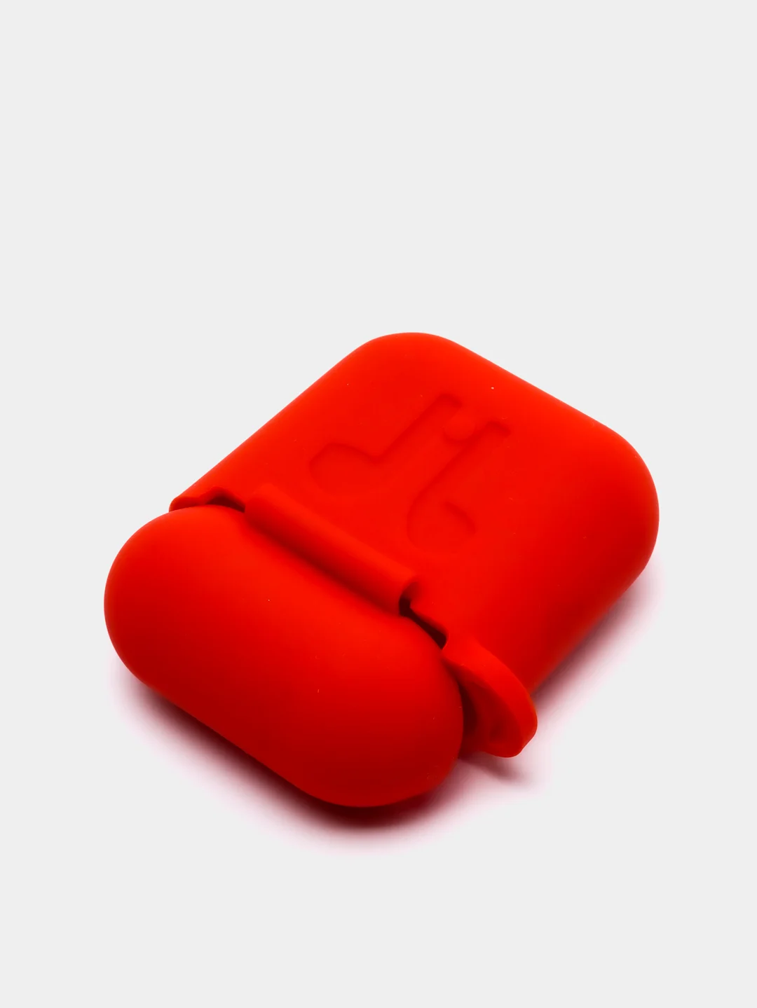 Красный чехол для беспроводных наушников - бокса Airpods