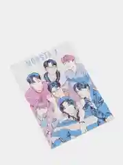 Фиолетовый открытки "K-pop группы"
