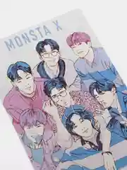 Фиолетовый открытки "K-pop группы"