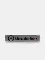 Комплект шильдиков с эмблемой авто "MERCEDES-BENZ" и  4 винтовыми креплениями (Пара)