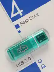 Зеленый флешка USB Glossy Series flash drive
