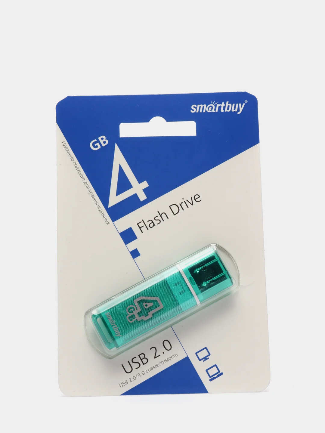 Зеленый флешка USB Glossy Series flash drive