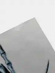 Серый меланж наклейка на авто "Череп"