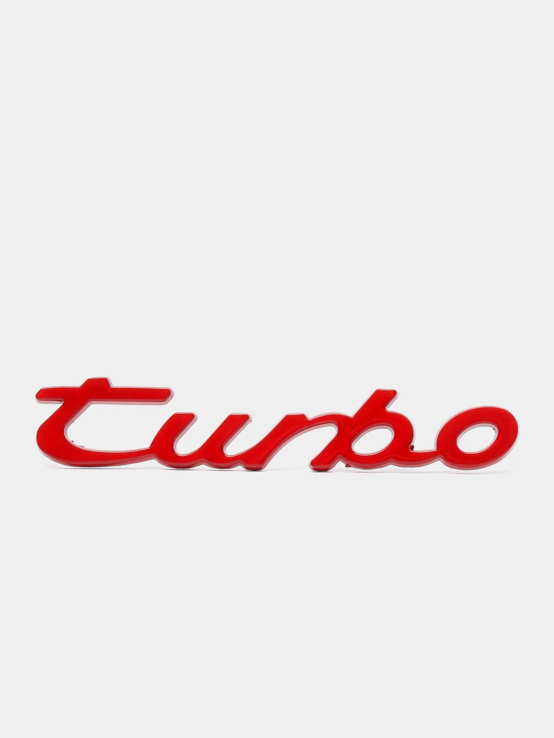 Белый металлическое украшение, наклейка для авто "Turbo"