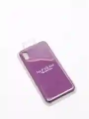 Фиолетовый чехол Silicone Case силиконовый с микрофиброй IPhone 5/5s/SE 6/6s 7/8 7+/8+ X/XS / 11 / 12