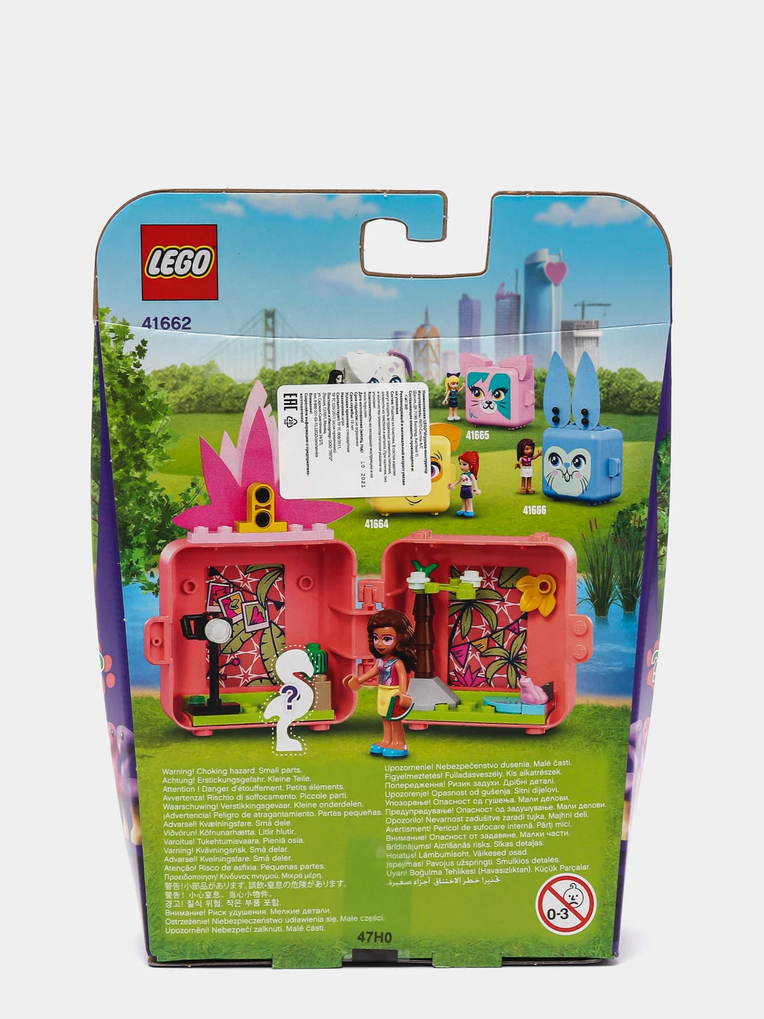 Конструктор LEGO Friends 41662, "Кубик Оливии с фламинго"