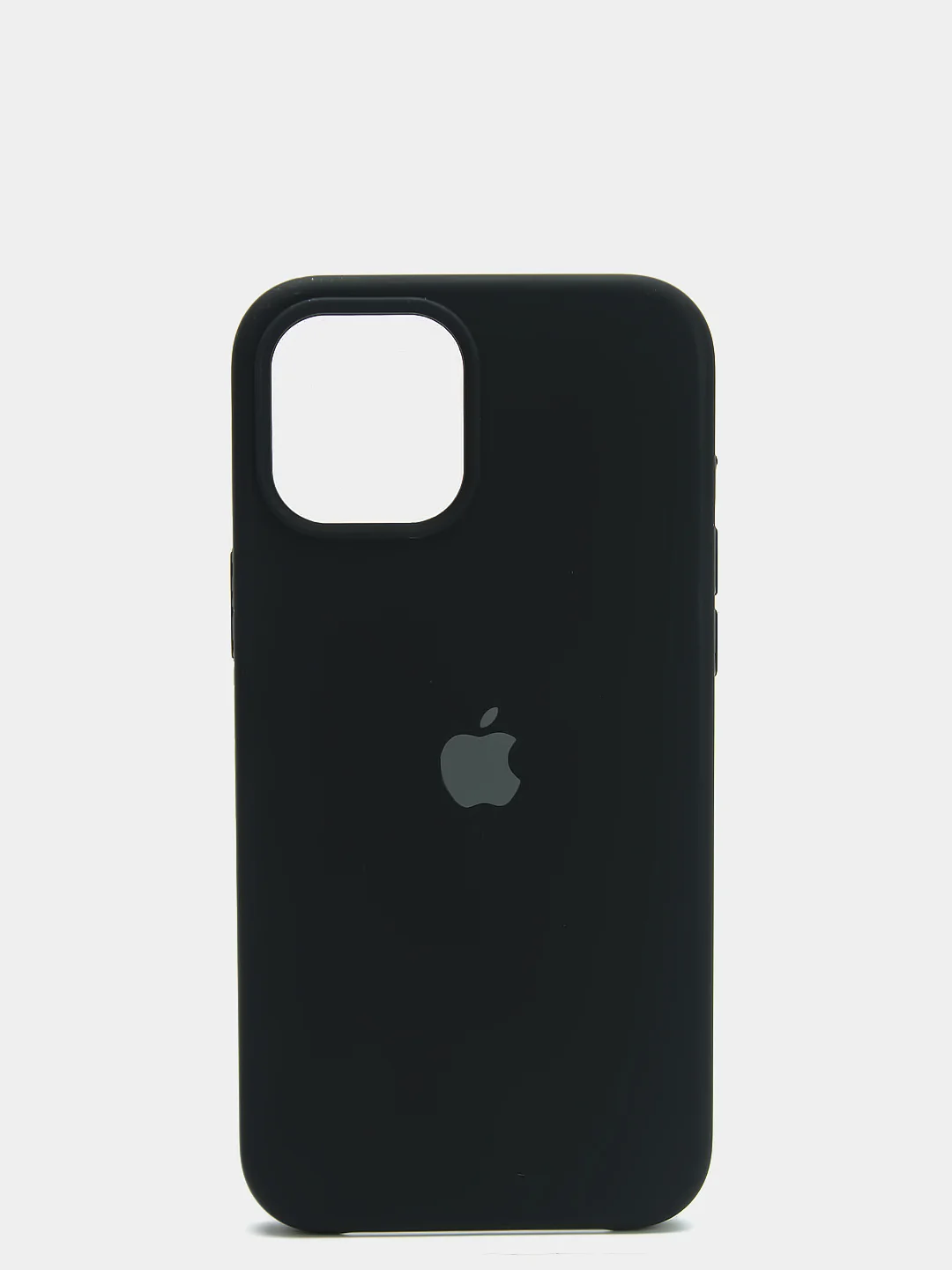 Черный чехол Silicone Case для iPhone 12 Pro Max