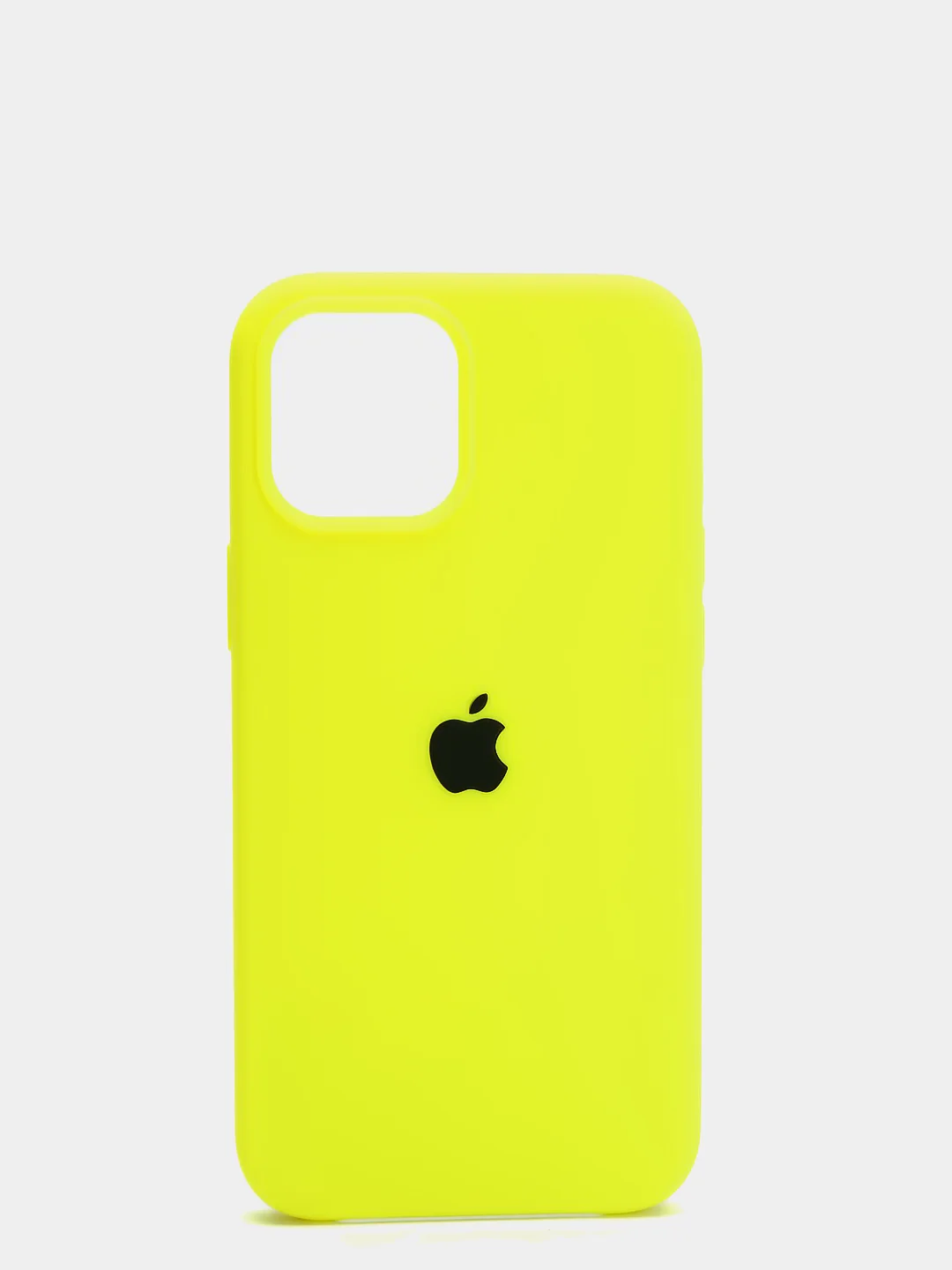 Светло-жёлтый чехол Silicone Case для iPhone 12 Pro Max