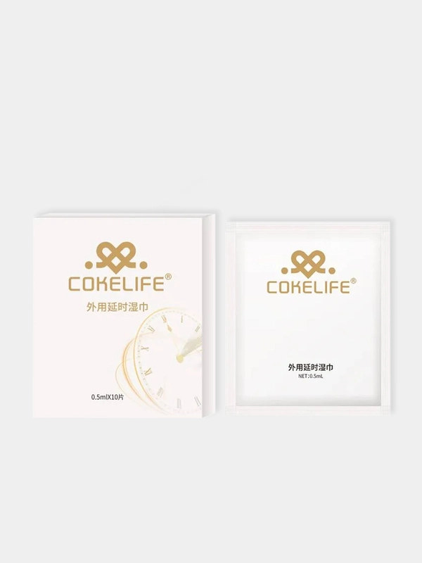 Салфетки пролонгатор (10 шт) COKELIFE для пениса, средство для потенции, эрекции